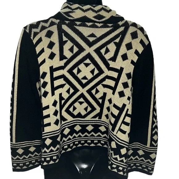 A Knitch Above Womens Sweater Open Front Waterfall Front Cardigan - Picture 2 of 2